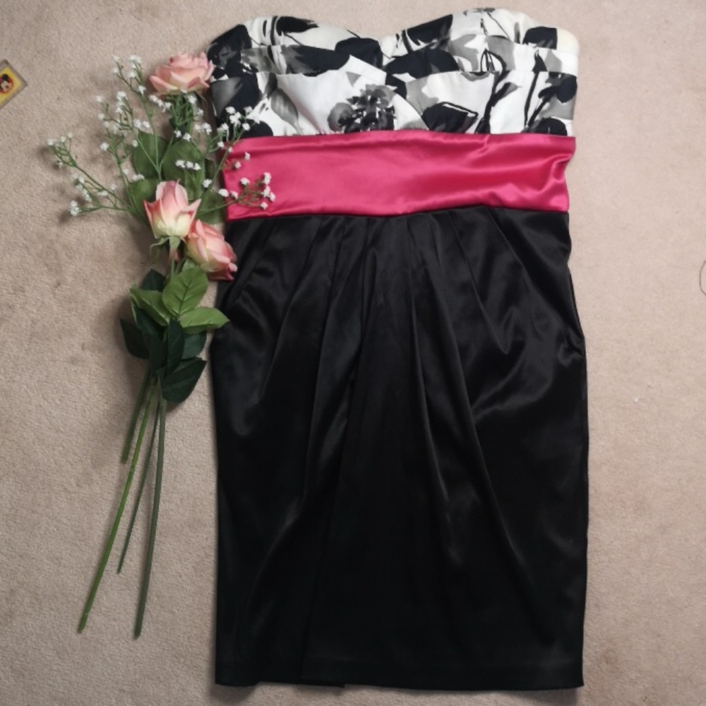 Strapless Semiformal Dress